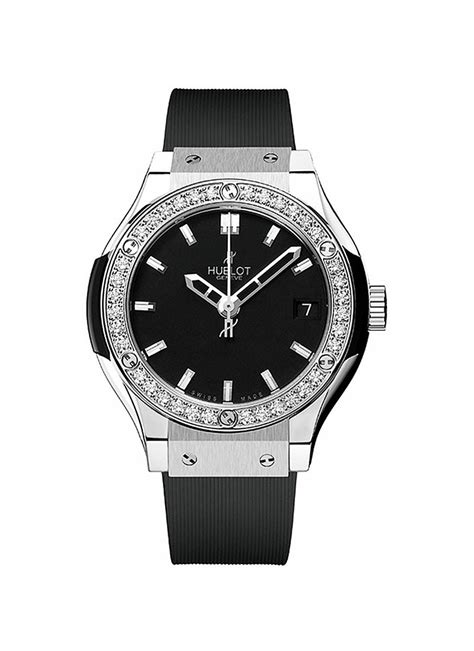 hublot diamond bezel|HUBLOT Titanium Rubber Diamond Bezel 38mm Classic Fusion .